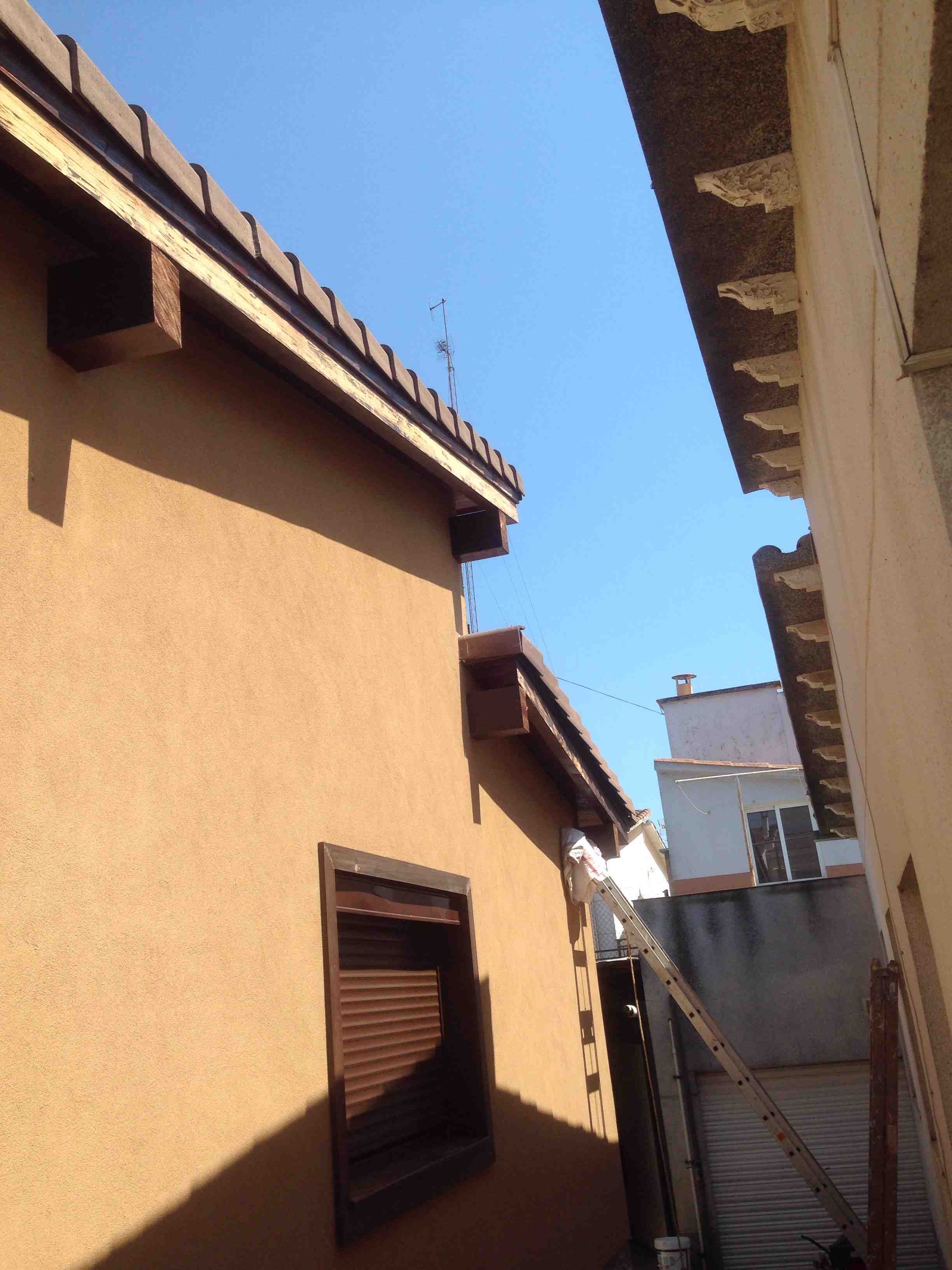 Part exterior abans del manteniment